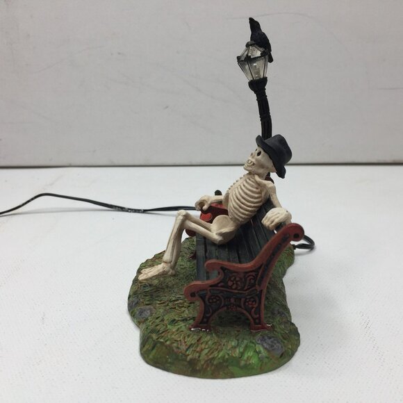 Halloween Village Accessories Resting My Bones Skeleton 56.53146 Department 56 - Picture 8 of 13